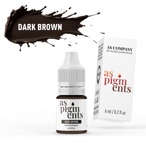 AS "Dark brown" - 6ml - FOR BROWS