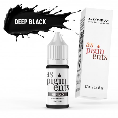 AS "Deep black" - 12ml - FOR EYELIDS