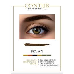 Contur "Brown" - 10ml - FOR BROWS 
