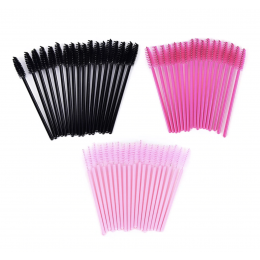 Brushes Universal for eyelashes and eyebrows - 50pcs.