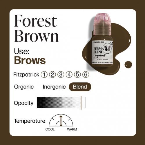 Perma Blend "Forest Brown" - 15ml - FOR BROWS