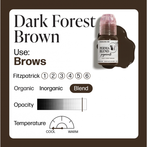 Perma Blend "Dark Forest Brown" - 15ml - FOR BROWS