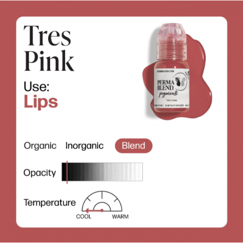 Perma Blend "Tres Pink" - 15ml - FOR LIPS