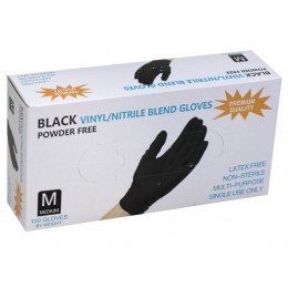 Gloves Nitrile (Black) - 100pcs - M Size - ACCESSORIES