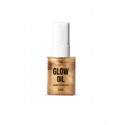 Photo oil "GLOW OIL" Chocolate-coconut from AS company - 30ml - CARE PRODUCTS