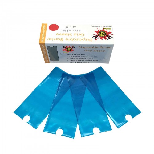 BIGWASP Disposable Barrier Tattoo Grip Sleeve Covers 11*4.5cm - 500pcs - ACCESSORIES