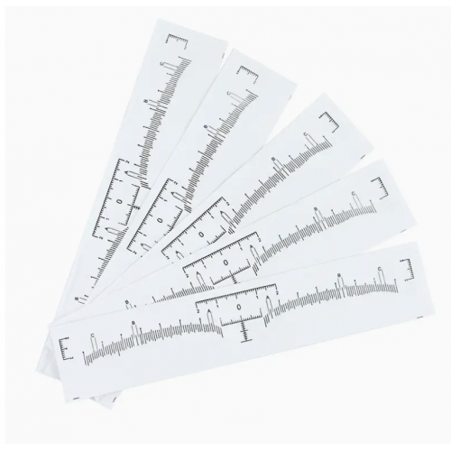 Disposable Eyebrow Ruler Sticker - 1 pcs - FOR SKETCH