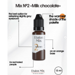 Etalon Mix Hybrid №2 "MILK CHOCOLATE" - 15ml - FOR BROWS