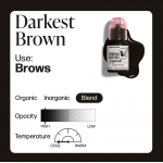 Perma blend "Darkest Brown" - 15ml - FOR BROWS