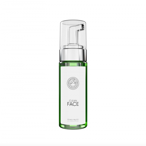 "Clean Face" Green Foam-soap from FACE- 150 ml - CARE PRODUCTS